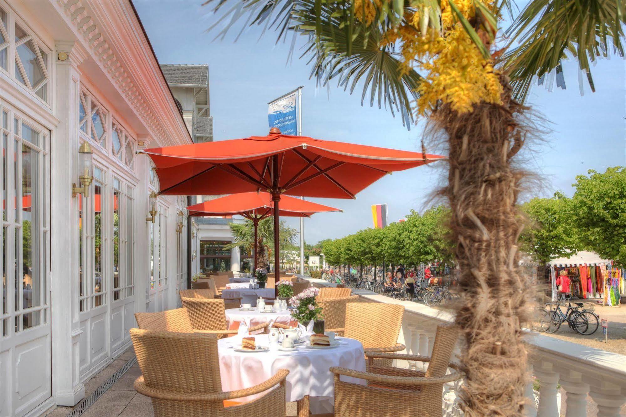 Seetelhotel Ahlbecker Hof ゼーバート・ヘリングスドルフ エクステリア 写真 Restaurant